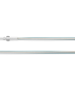 4437042 – Stainless steel hoop 5 rows, light blue, 0.5mm, 42cm