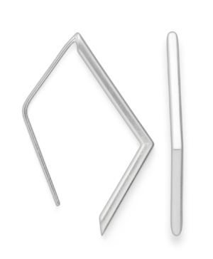 44431 – 925/- earring, matte rho.