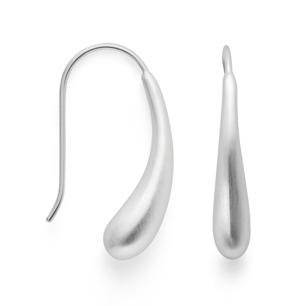 44441 – 925/- earring, matte rho.
