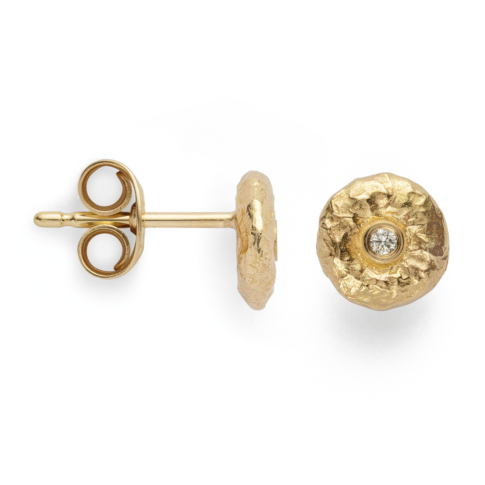 44505 – 750/- Earrings specially textured, br 0.03