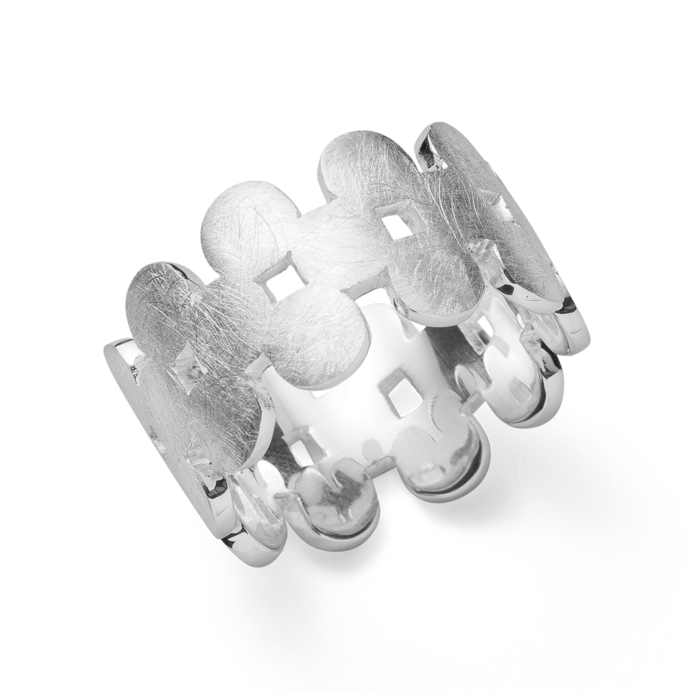 4472158 – 925/- Ring, rho. brushed