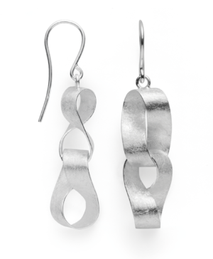 44820 – 925/- earrings brushed
