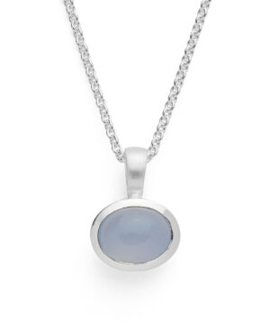 45010 – 925/- Pendant matte/shiny, chelcedony 1.72ct