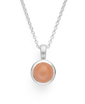 45101 – 925/- Pendant, rho. matte/shiny, moonstone 1.85ct