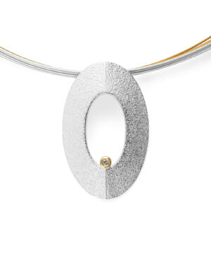 45220 – 925/- Pendant, matte/shiny color, 0.02ct