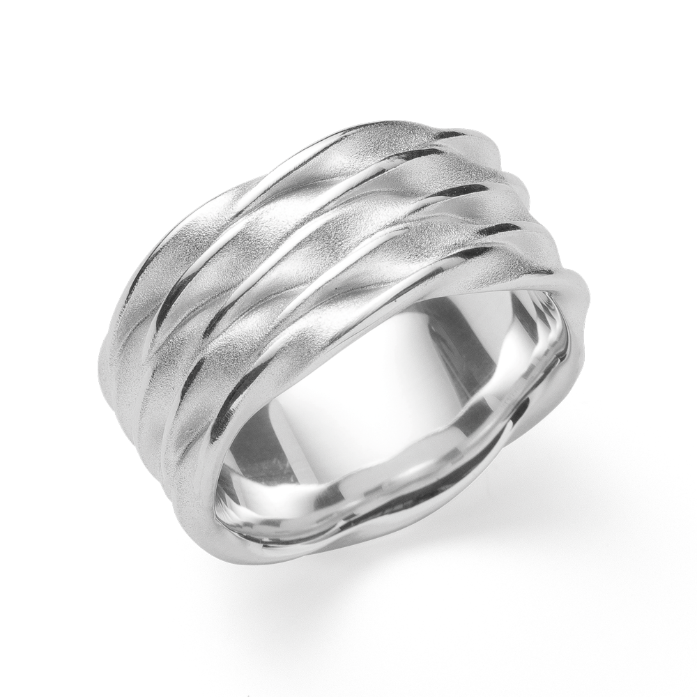 4527154 – 925/- ring, rho. specially textured
