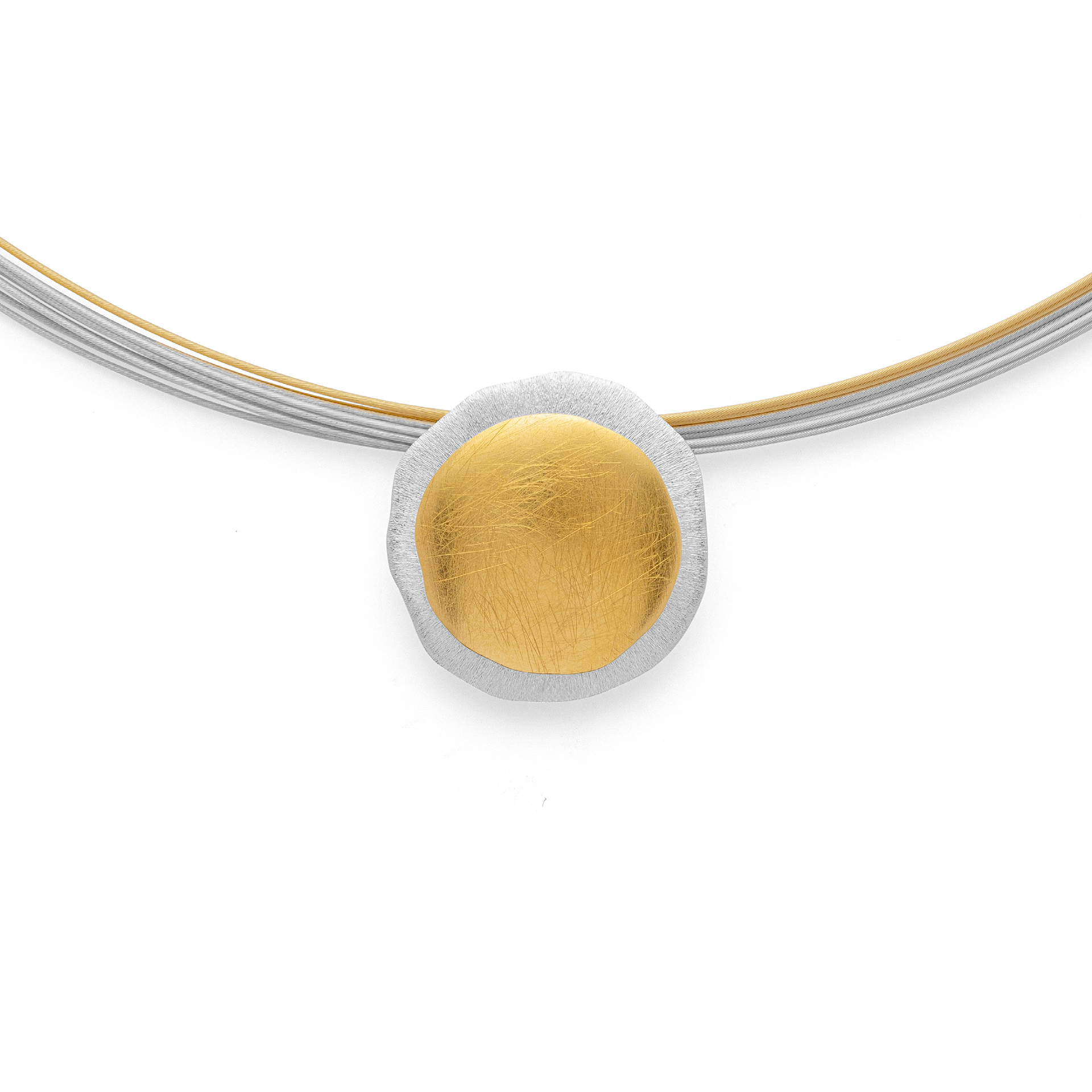 45431 – 925/- Pendant, partly fg, matte/brushed rho.