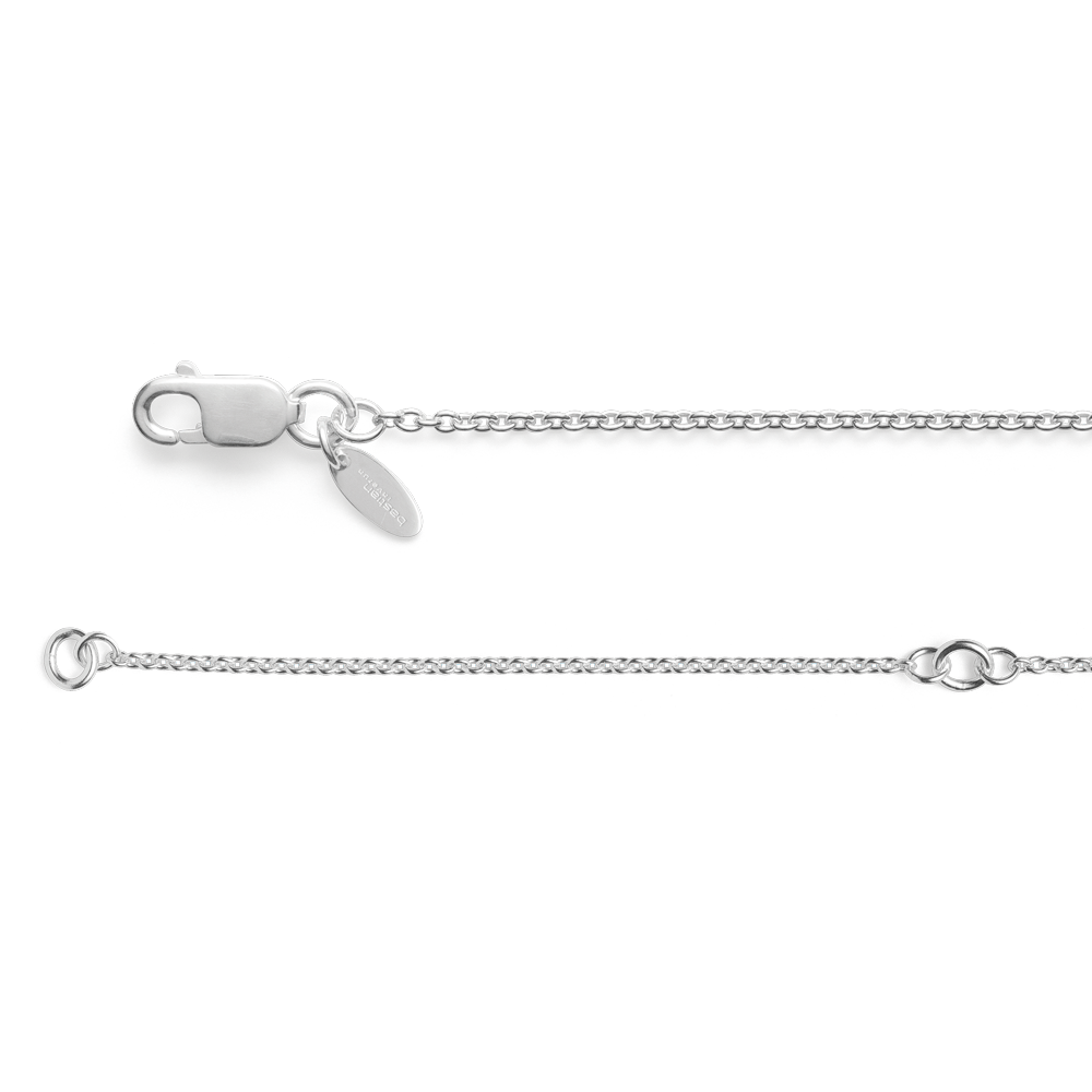 45440 – 925/- round anchor chain carabiner 1.16 mm, 42 + 5 cm