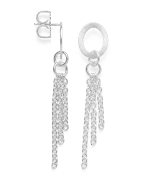 45721 – 925/- Earrings, rho. matt/shiny