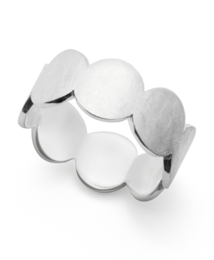 4581160 – 925/- Ring, rho. brushed