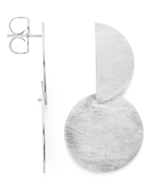 45861 – 925/- Earrings, rho. brushed