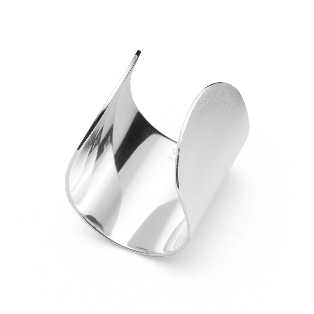 4587154 – 925/- Ring, rho. brushed