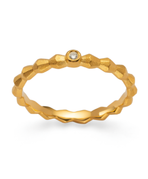 4614060 – 925/- ring, fg mat., brilliant 0.02ct W-SI