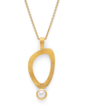 46270 – 925/- Pendant, matte/shiny color, cultured pearl 0.99ct