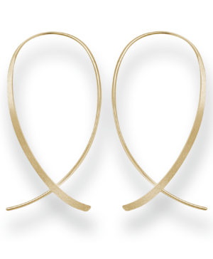 46520 – 925/- earrings, gold plated