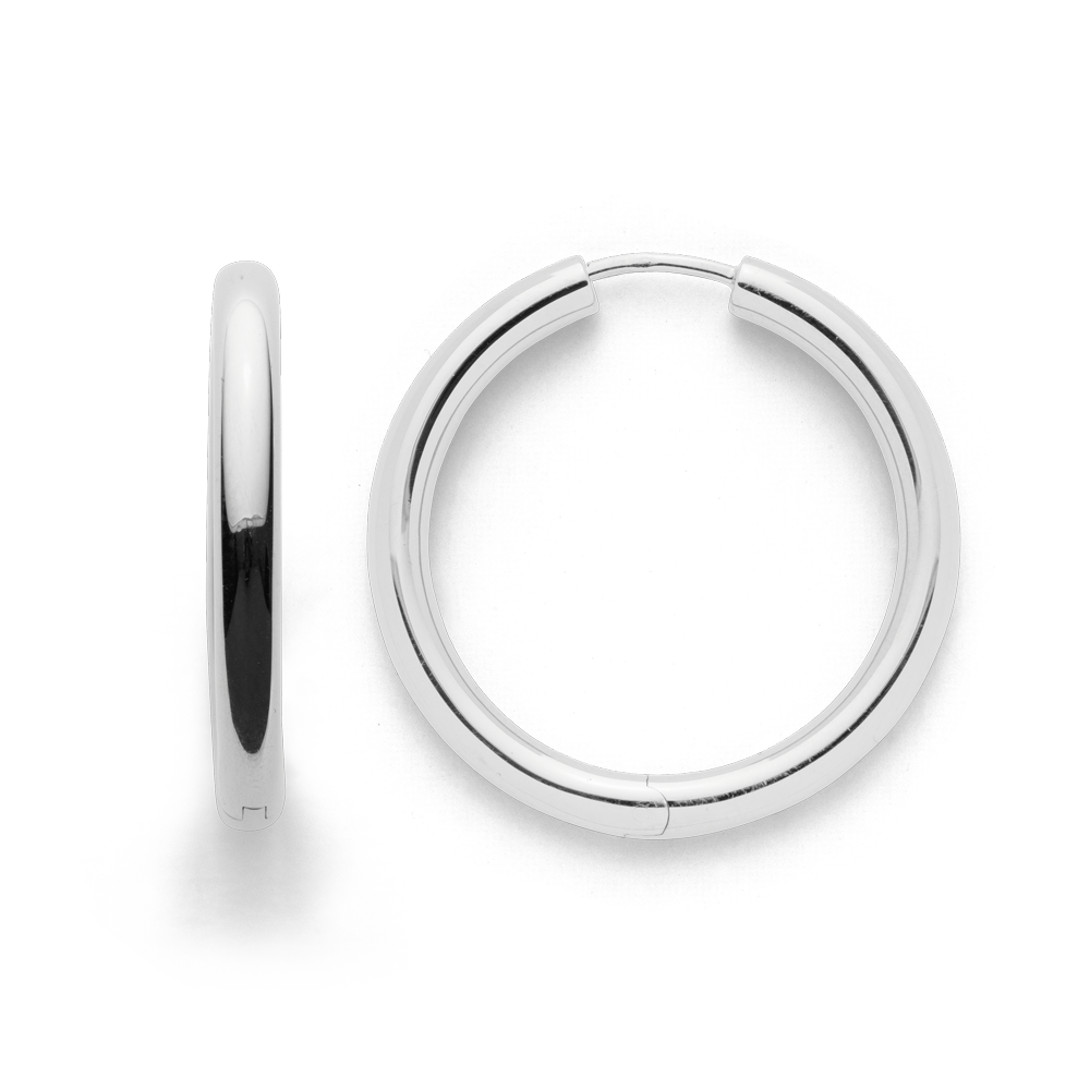 46590 925/- hoop earrings