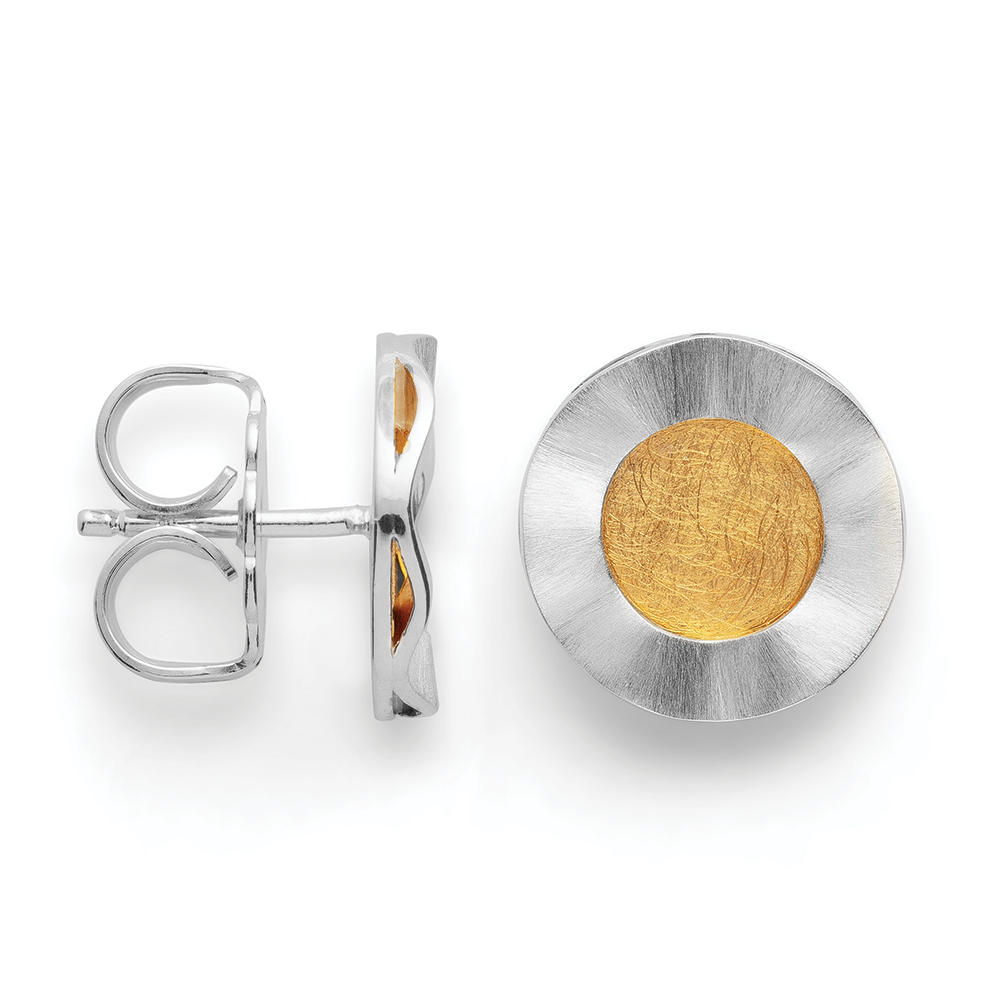 46720 – 925/- earrings, partly colored, matte