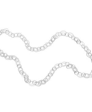46800 – 925/- necklace, brushed/shiny, 110cm