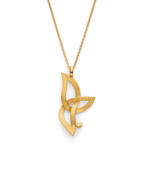 46820 – 925/- pendant, color, matte, dia. 0.02ct W-SI