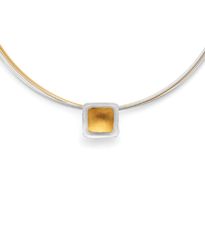 46981 – 925/- pendant, rhodium-plated, partly colored, matte