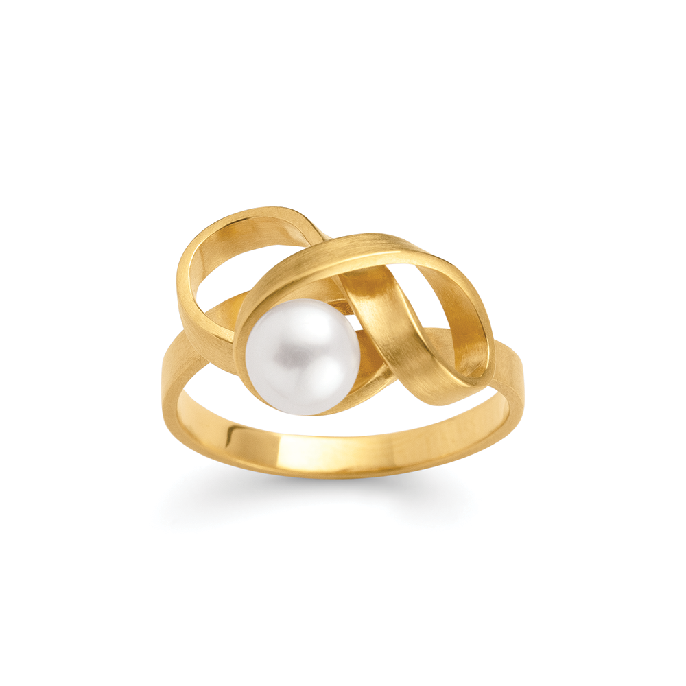 4703058 – 925/-ring, fg., matt, peach pearl 1.37ct