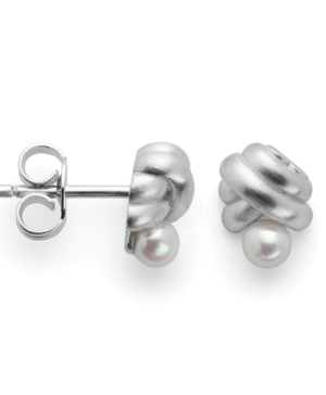 47081 – 925/earrings, rh.-pl, matte, freshwater pearls 0.55ct