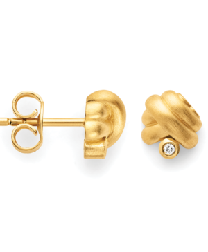 47100 – 925/- earrings, fg., matt, dia. 0.02ct W-SI