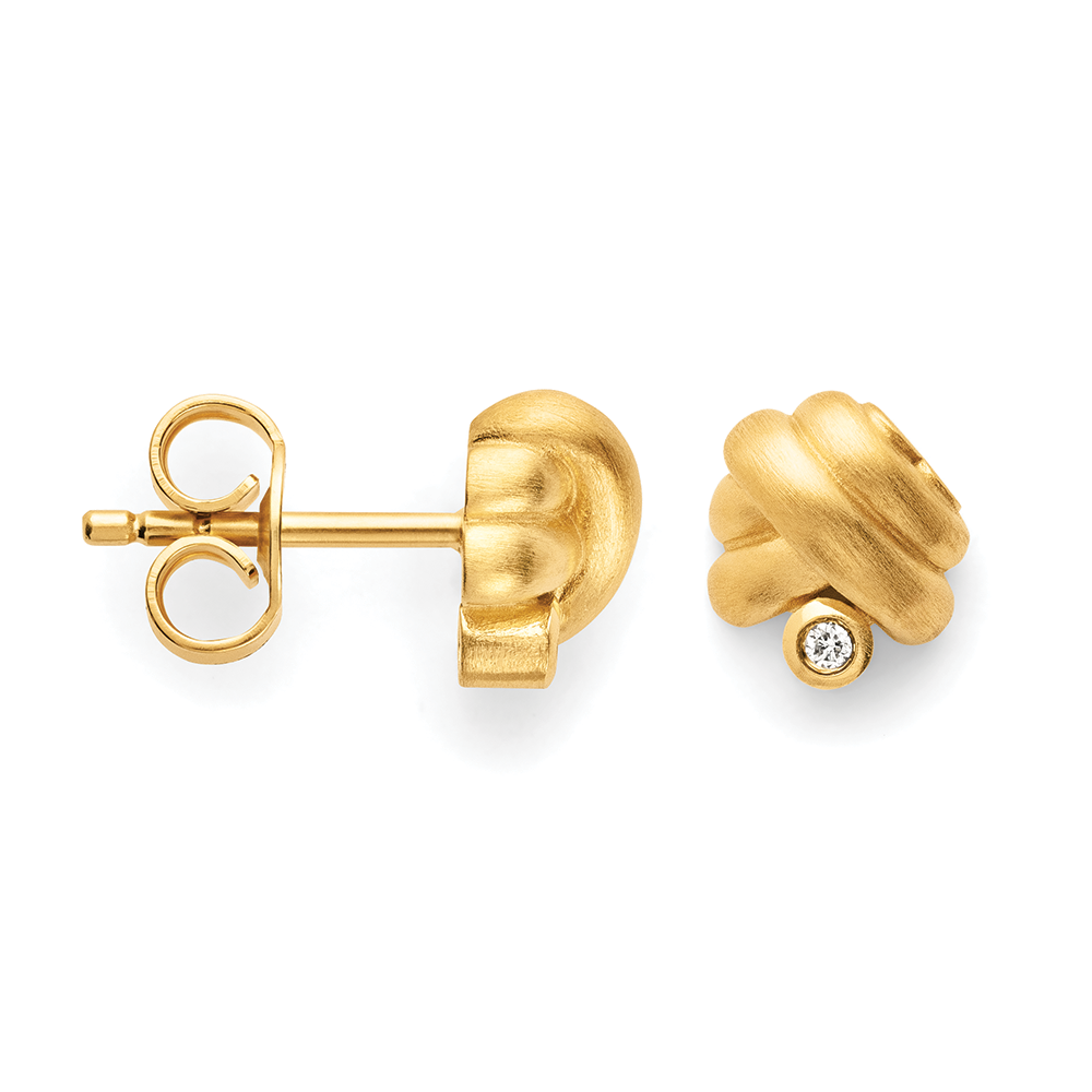 47100 – 925/- earrings, fg., matt, dia. 0.02ct W-SI