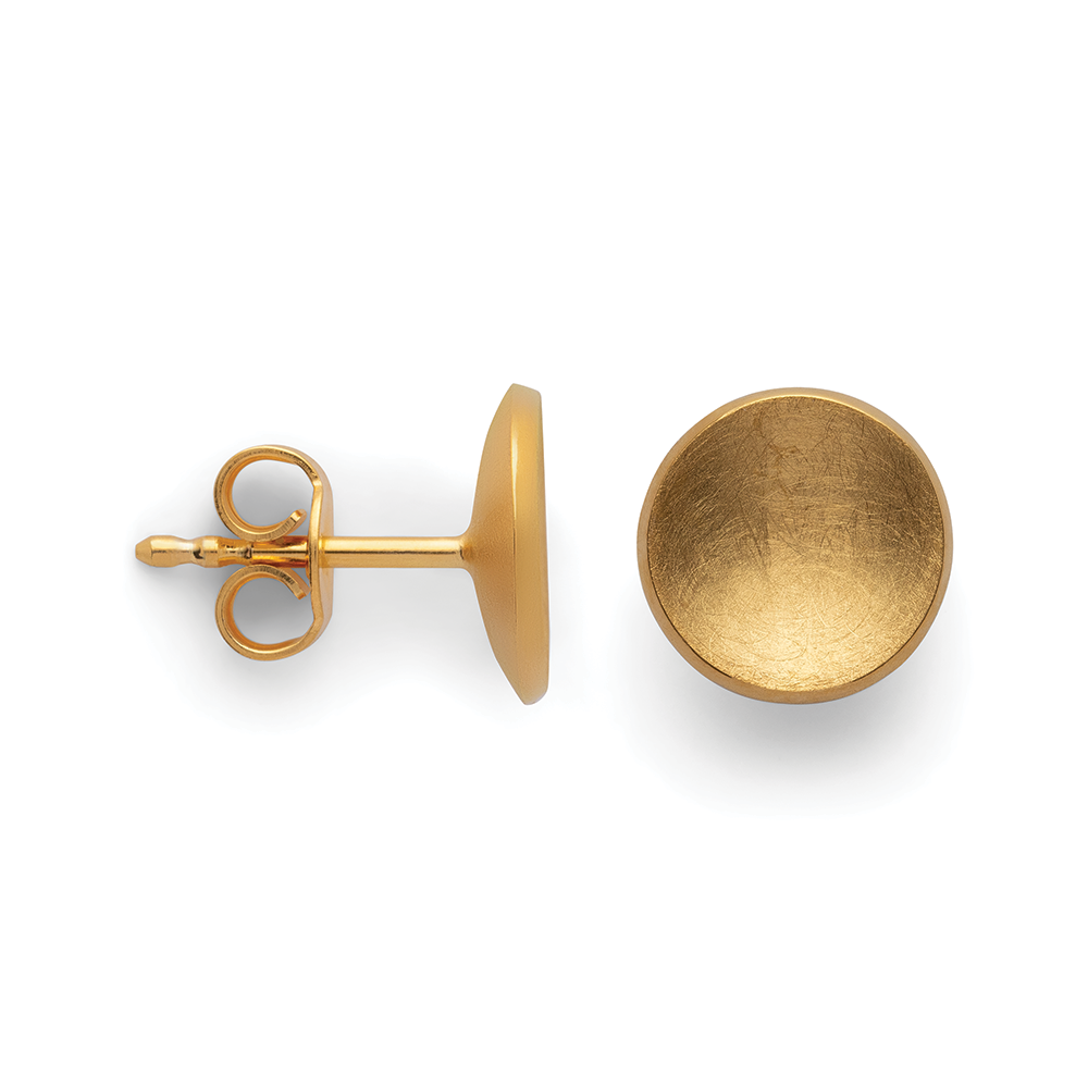 47550 – 925/-earrings, fg., brushed/pol., 8mm