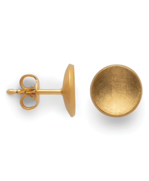 47590 – 925/- earrings, fg., brushed/pol., 10mm
