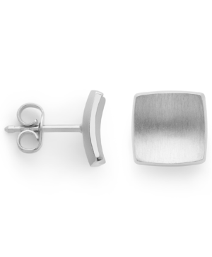 47600 – 925/- earrings, matte/shiny, 8mm