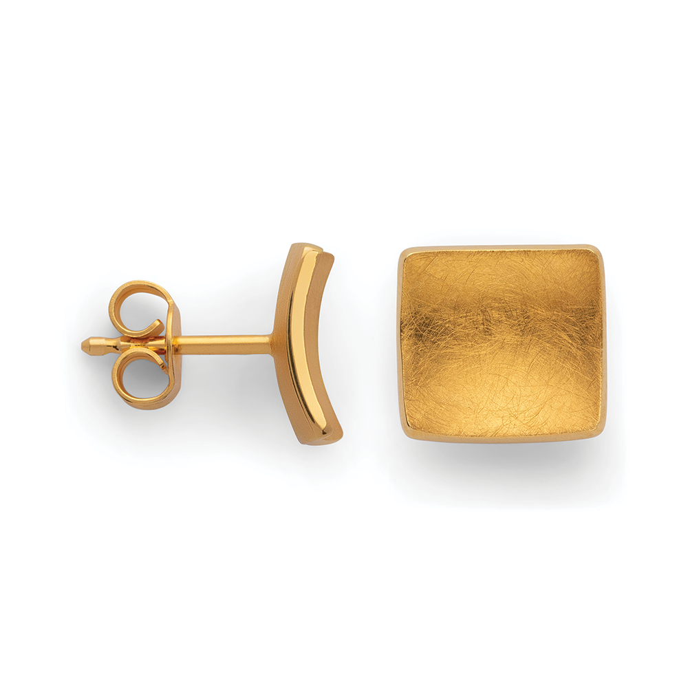 47670 – 925/-earrings, fg., brushed/pol., 10mm