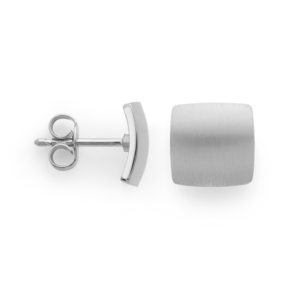 47680 – 925/- earrings, matte/shiny, 8mm