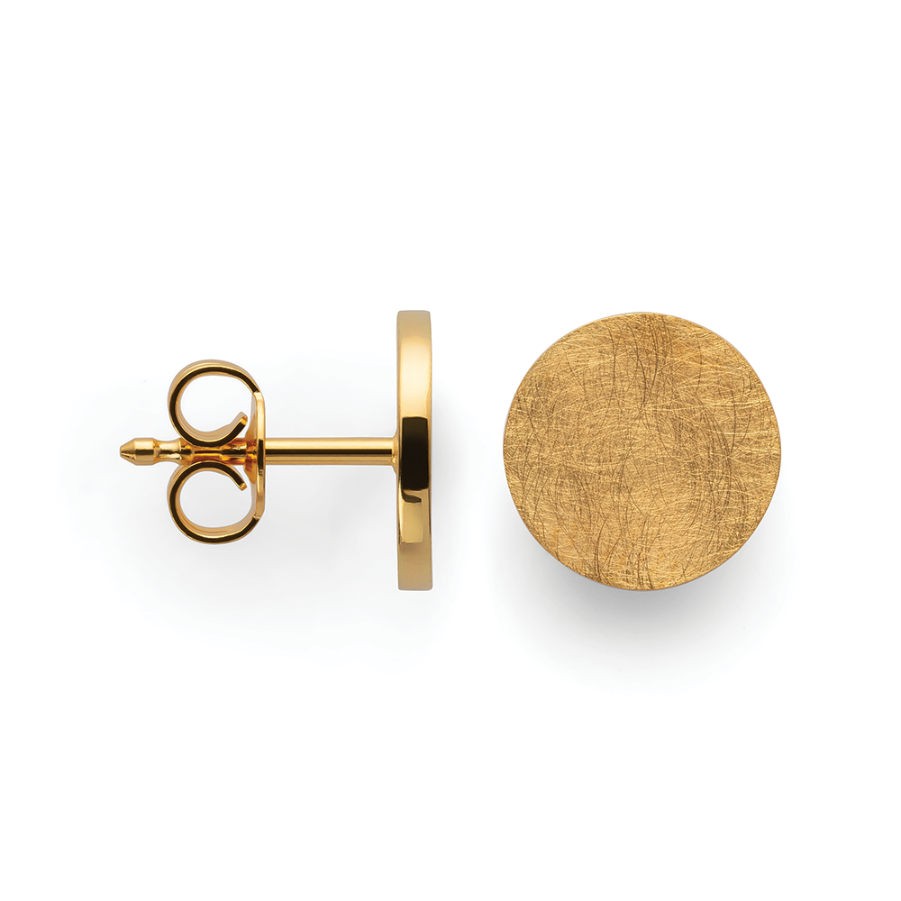 47830 – 925/- earrings, fg., brushed/pol., 10mm