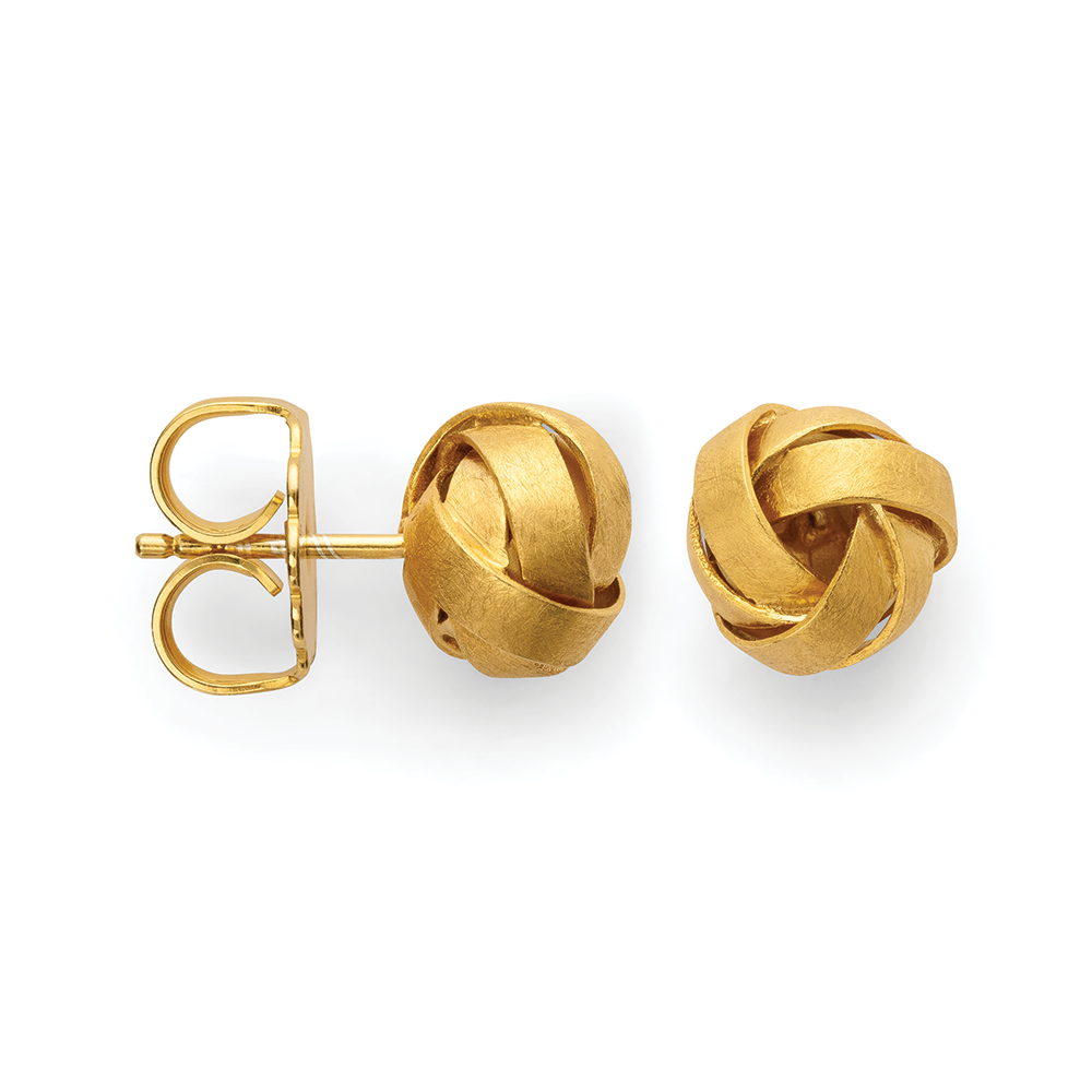 47870 – 925/- earrings, fg., brushed