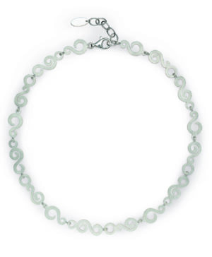 47990 – 925/- Necklace, matte, 45 + 3cm