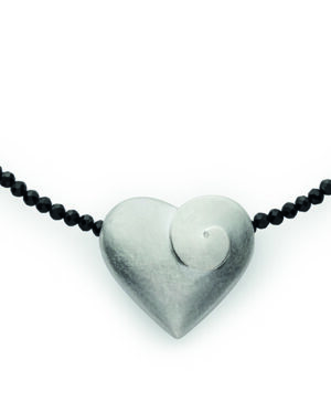 48201 – 925/- Pendant, rhodium-plated, matte