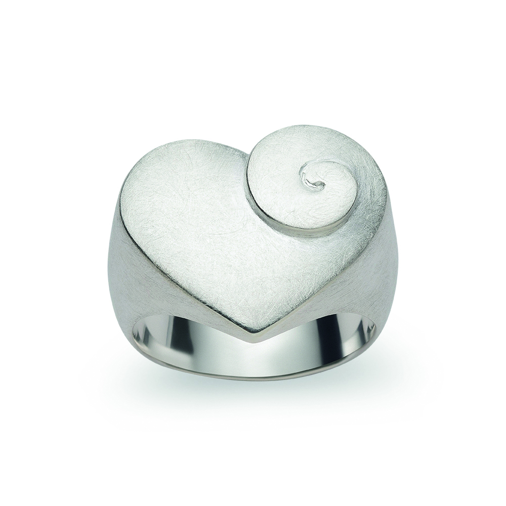 4821152 – 925/- Ring, rhodium-plated, matte