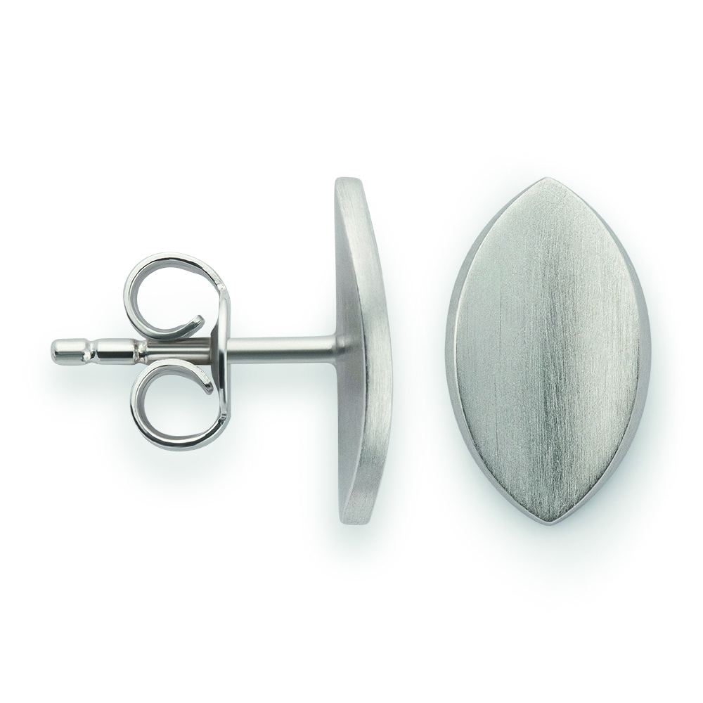 48351 – 925/- Earrings, rhodium-plated, matte