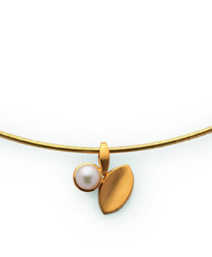 48360 – 925/- Pendant, fg, frosted, cultured pearl 1.1ct