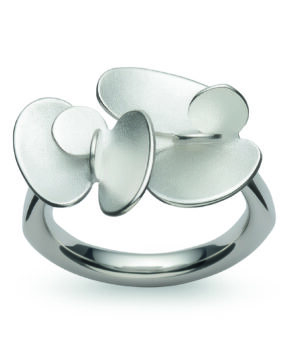 4852058 – 925/- Ring, sand-matt/polished