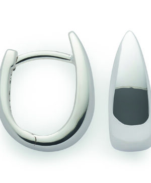 48751 925/- Creole, rhodium plated, polished
