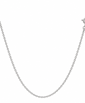 500-26066-45CM - Platinum Round Cable Chain 0.80mm 45cm