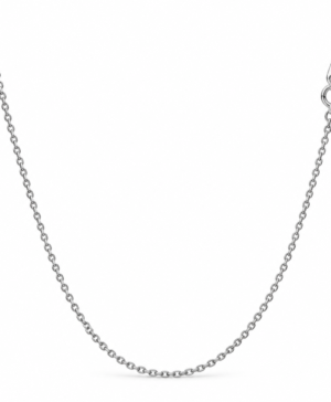 500-26067-45CM - Platinum Round Cable Chain 0.90mm 45cm