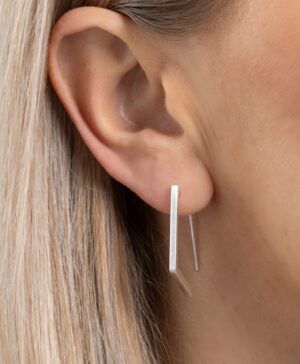 Alternative view of 44431 – 925/- earring, matte rho.