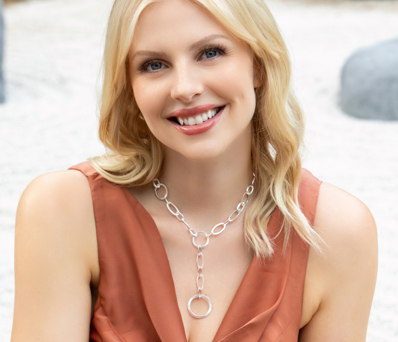 43561 – 925/- necklace, rho. brushed/shiny, 45cm - Image 3