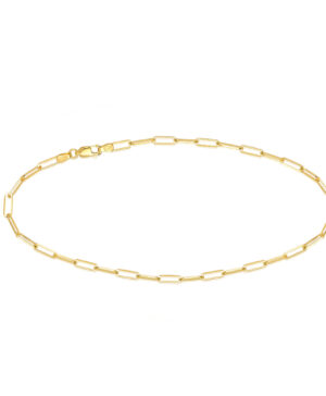 70KRD012/4-Yellow-19cm - 375/- 3.30mm Elongated Forzatina Cable Chain